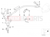 BMW Motorrad BMW 1999 R-Models 4V R 850 R 02 (0428) Rear brake master cylinder