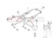 BMW Motorrad BMW 1999 R-Models 4V R 850 R 02 (0428) Rear frame