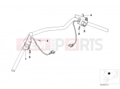BMW Motorrad BMW 1999 R-Models 4V R 850 R 02 (0428) Combination switch at handlebar