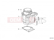 BMW Motorrad BMW 2000 F-Models F 650 97 (0162) Cylinder with piston