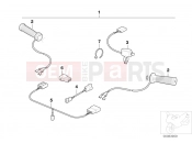 BMW Motorrad BMW 2000 F-Models F 650 97 (0162) Retrofit kit, heated handle