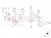 BMW Motorrad BMW 2000 F-Models F 650 97 (0162) Modification kit f lower chassis