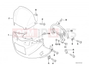 Trim panel upper part - BMW Motorrad F 650 ST 97 (0163,0168) 2000