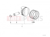 BMW Motorrad BMW 2000 R-Models 4V R 850 GS 95 (0403) Piston, single components