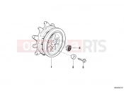 BMW Motorrad BMW 2000 R-Models 4V R 850 GS 95 (0403) Wheel hub rear