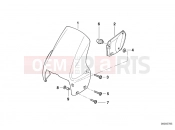 BMW Motorrad BMW 2000 R-Models 4V R 850 GS 95 (0403) Windshield mounted parts