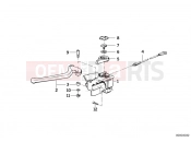 BMW Motorrad BMW 2000 R-Models 4V R 850 R 94 (0401,0406) Handle unit left/single parts