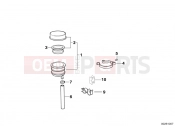 BMW Motorrad BMW 2000 R-Models 4V R 850 R 94 (0401,0406) Fluid container rear