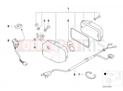 BMW Motorrad BMW 2000 R-Models 4V R 850 R 94 (0401,0406) Rear fog light