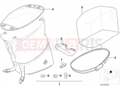 BMW Motorrad BMW 2000 R-Models 4V R 850 R 94 (0401,0406) tank-top bag 99