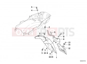 BMW Motorrad BMW 2000 R-Models 4V R 850 RT 96 (0412) Registration plate mounting
