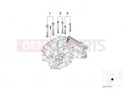 BMW Motorrad BMW 2000 R-Models 4V R 1200 C 97 (0424,0434) mounting point crankcase right