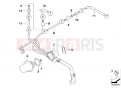 BMW Motorrad BMW 2000 R-Models 4V R 1200 C 97 (0424,0434) Fuel distributor/Pressure regulator