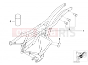 BMW Motorrad BMW 2000 R-Models 4V R 1200 C 97 (0424,0434) Rear frame