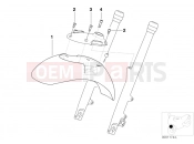 BMW Motorrad BMW 2000 R-Models 4V R 1200 C 97 (0424,0434) Mudguard front