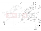 BMW Motorrad BMW 2000 R-Models 4V R 1200 C 97 (0424,0434) Mudguard rear
