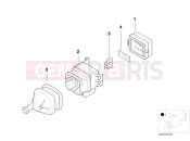 BMW Motorrad BMW 2000 R-Models 4V R 1200 C 97 (0424,0434) Single components for fuse housing