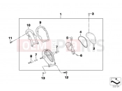 BMW Motorrad BMW 2000 R-Models 4V R 1200 C 97 (0424,0434) Tail light without license plate holder
