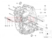BMW Motorrad BMW 2000 R-Models 4V R 850 C 99 (0421) Engine housing