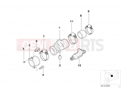 BMW Motorrad BMW 2000 R-Models 4V R 850 C 99 (0421) Injection nozzle support