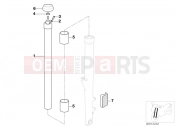 BMW Motorrad BMW 2000 R-Models 4V R 850 C 99 (0421) Stanchion