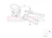 BMW Motorrad BMW 2000 R-Models 4V R 850 C 99 (0421) Handbrake lever