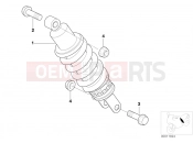 BMW Motorrad BMW 2000 R-Models 4V R 850 C 99 (0421) Spring strut, rear