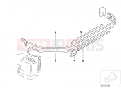 BMW Motorrad BMW 2000 R-Models 4V R 850 C 99 (0421) Brake pipe front ABS
