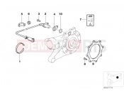 BMW Motorrad BMW 2000 R-Models 4V R 850 C 99 (0421) Wheelspeed sensor, rear