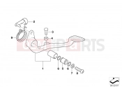 BMW Motorrad BMW 2000 R-Models 4V R 850 C 99 (0421) Brake pedal