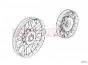 BMW Motorrad BMW 2000 R-Models 4V R 850 C 99 (0421) Spoke wheel