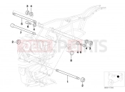BMW Motorrad BMW 2000 R-Models 4V R 850 C 99 (0421) Engine Suspension