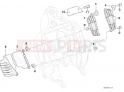 BMW Motorrad BMW 2000 R-Models 4V R 850 C 99 (0421) front frame/mounting parts