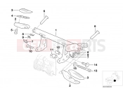 BMW Motorrad BMW 2000 R-Models 4V R 850 C 99 (0421) Footpeg system