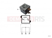 BMW Motorrad BMW 2000 R-Models 4V R 850 C 99 (0421) Plug connector light grey