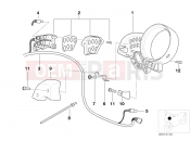 BMW Motorrad BMW 2000 R-Models 4V R 850 C 99 (0421) Dashboard mounting parts