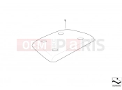 BMW Motorrad BMW 2000 R-Models 4V R 850 C 99 (0421) Cover, grip unit, chrome