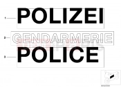 BMW Motorrad BMW 2001 R-Models 4V R 850 RT 96 (0412) Lettering, authorities