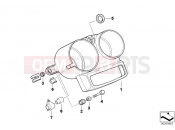 BMW Motorrad BMW 2001 R-Models 4V R 850 RT 96 (0412) Dashboard mounting parts