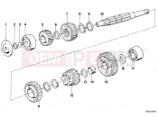 BMW Motorrad BMW CLASSIC 1987 R-Models 2V R 65 RT SF Output shaft