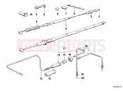 Bowden cable - BMW Motorrad R 100 RT 1987