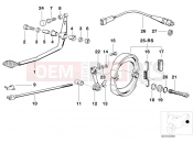 Rear wheel brake - BMW Motorrad R 100 RT 1987