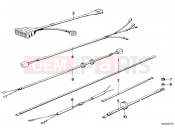 Various additional cable harnesses - BMW Motorrad R 100 RT 1987