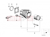 BMW Motorrad BMW CLASSIC 1984 R-Models 2V R 80 TIC Cylinder