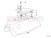 BMW Motorrad BMW CLASSIC 1984 R-Boxer R65LS Fuel tank-tool container