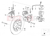 BMW Motorrad BMW CLASSIC 1990 R-Models 2V R 80 RT Front wheel brake