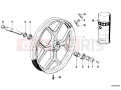 BMW Motorrad BMW CLASSIC 1990 R-Models 2V R 80 RT Cast rim, front