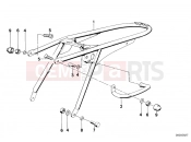 BMW Motorrad BMW CLASSIC 1990 R-Models 2V R 80 RT Rear frame