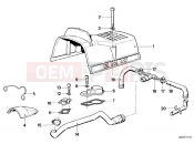 BMW Motorrad BMW CLASSIC 1994 R-Models 2V R 80 RT Cover panel / engine ventilation
