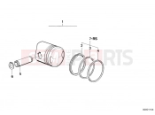 BMW Motorrad BMW CLASSIC 1994 R-Models 2V R 80 RT Piston, single components